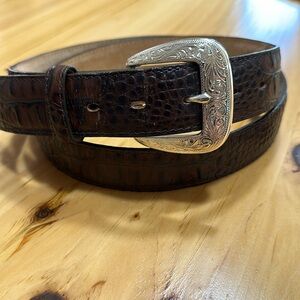 Men’s TONY LAMA top grain leather belt